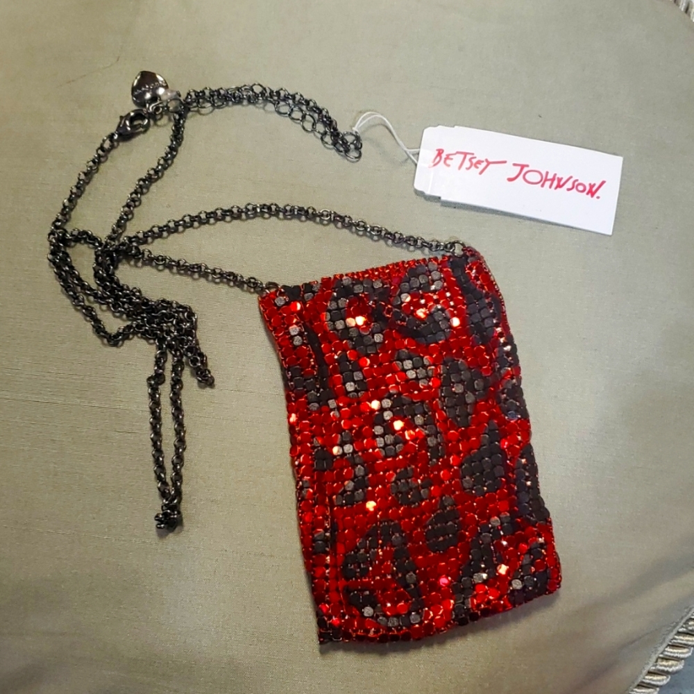 Betsey johnson mesh necklace❤